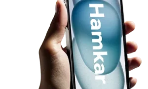 phone with hand copy